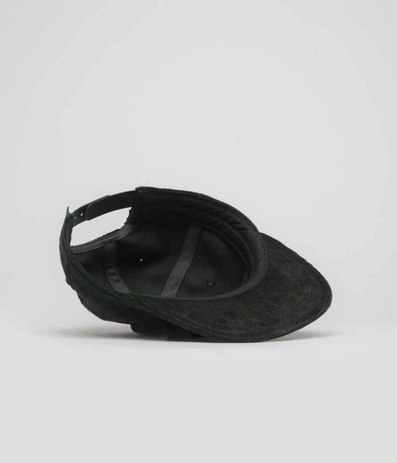 Patagonia Corduroy Cap in Text Logo: Old Growth Green