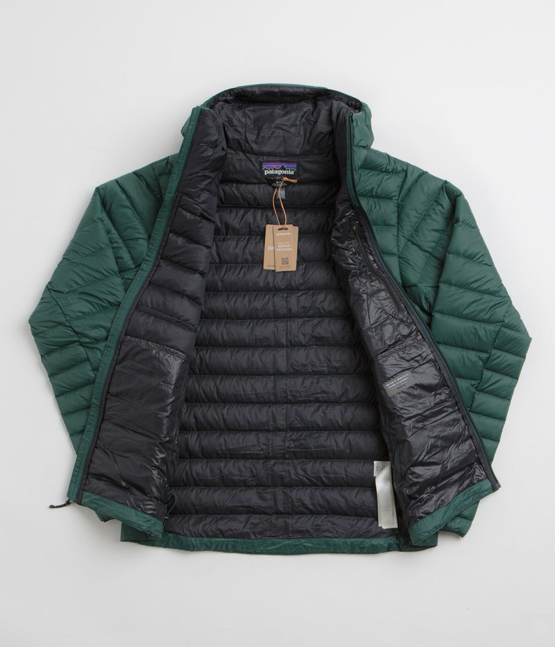 Patagonia Down Sweater Hoodie Jacket in Cascade Green