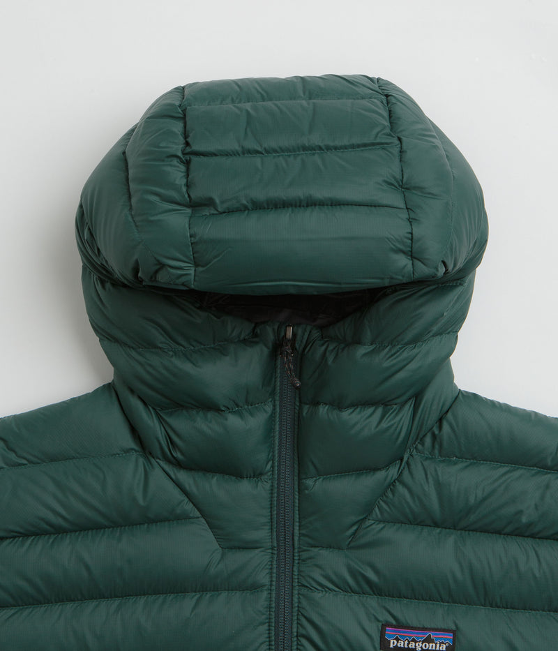 Patagonia Down Sweater Hoodie Jacket in Cascade Green
