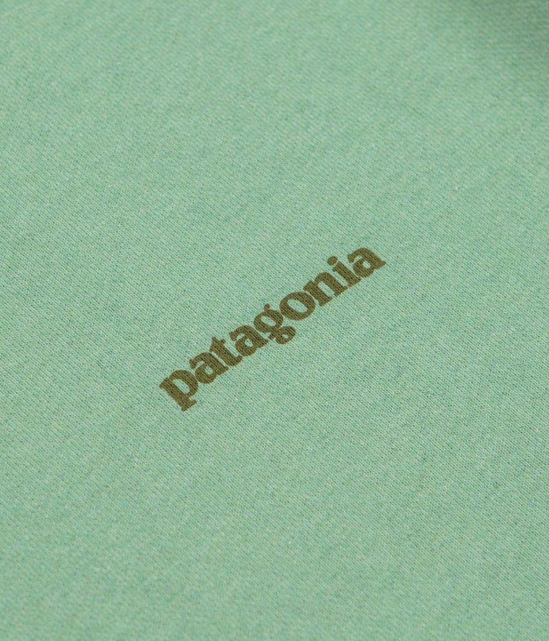 Patagonia Fitz Roy Icon Uprisal Crewneck Sweatshirt in Ellwood Green