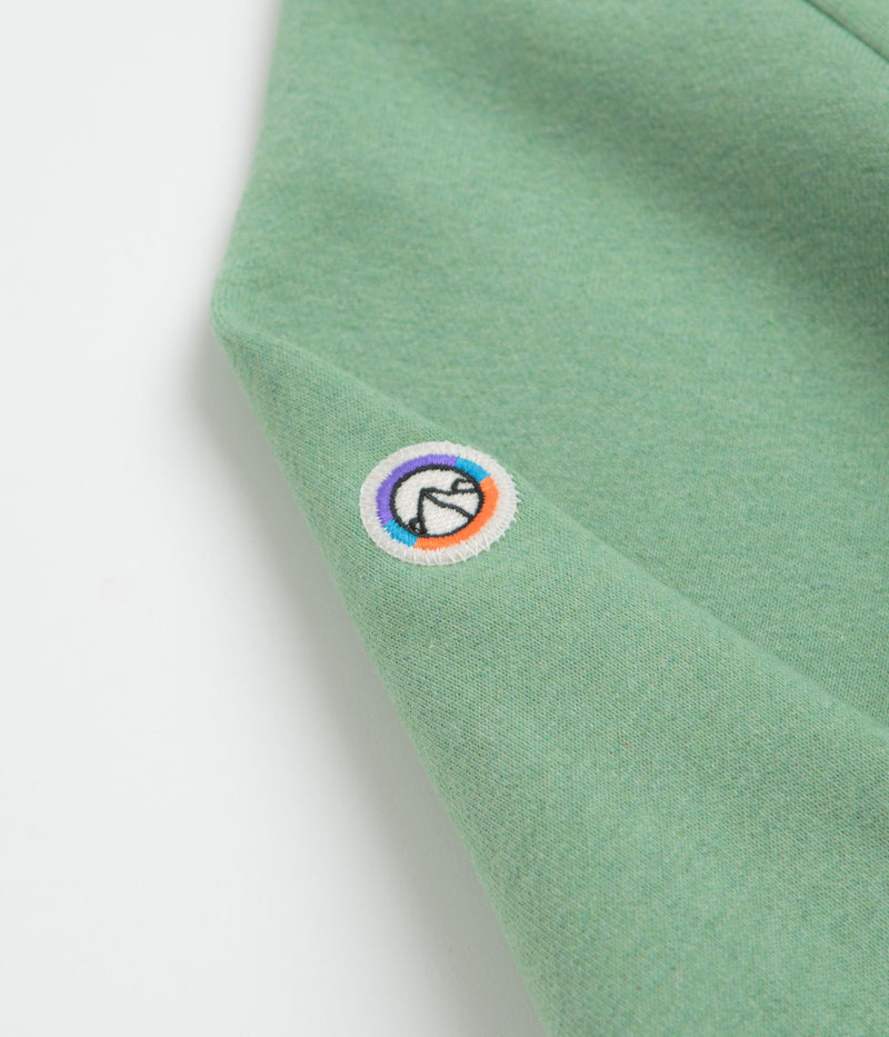 Patagonia Fitz Roy Icon Uprisal Crewneck Sweatshirt in Ellwood Green