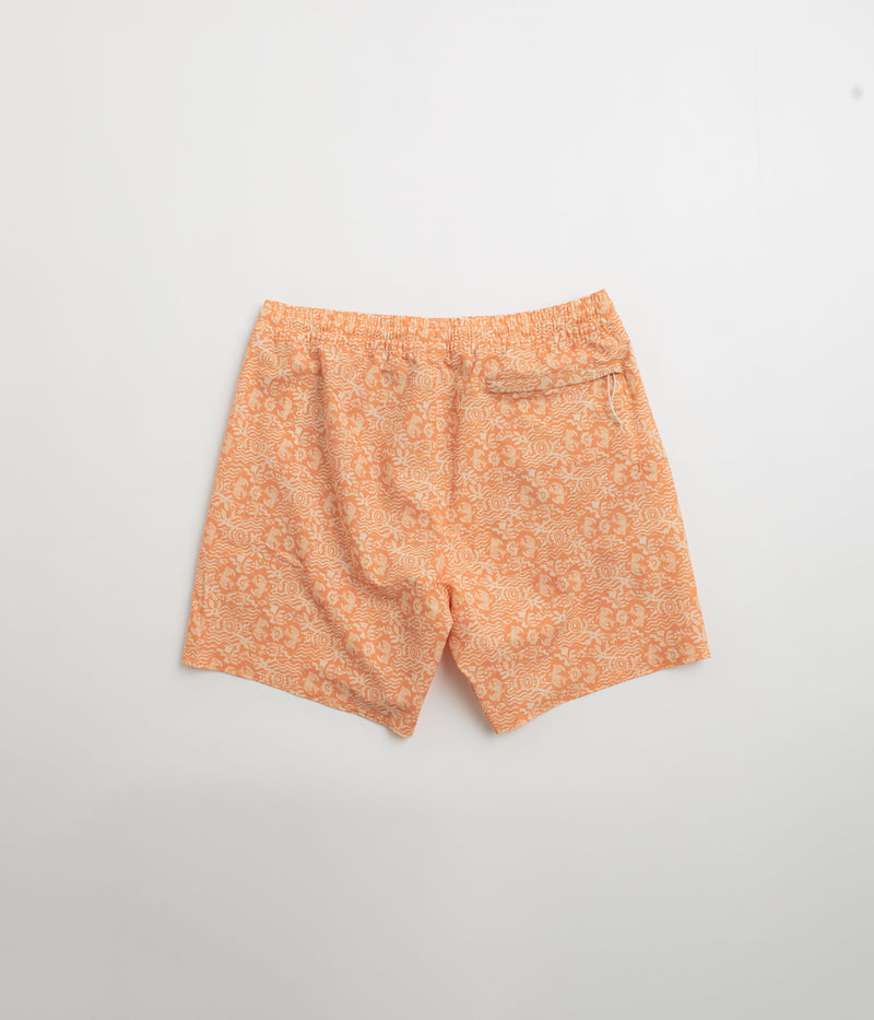 Patagonia Hydropeak Volley 16" Shorts in Mountain Breeze: Sunset Orange
