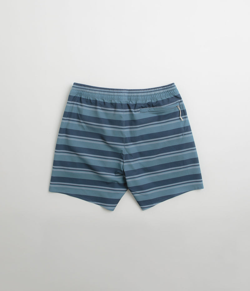 Patagonia Hydropeak Volley 16" Shorts in Twinnie Stripe: Still Blue