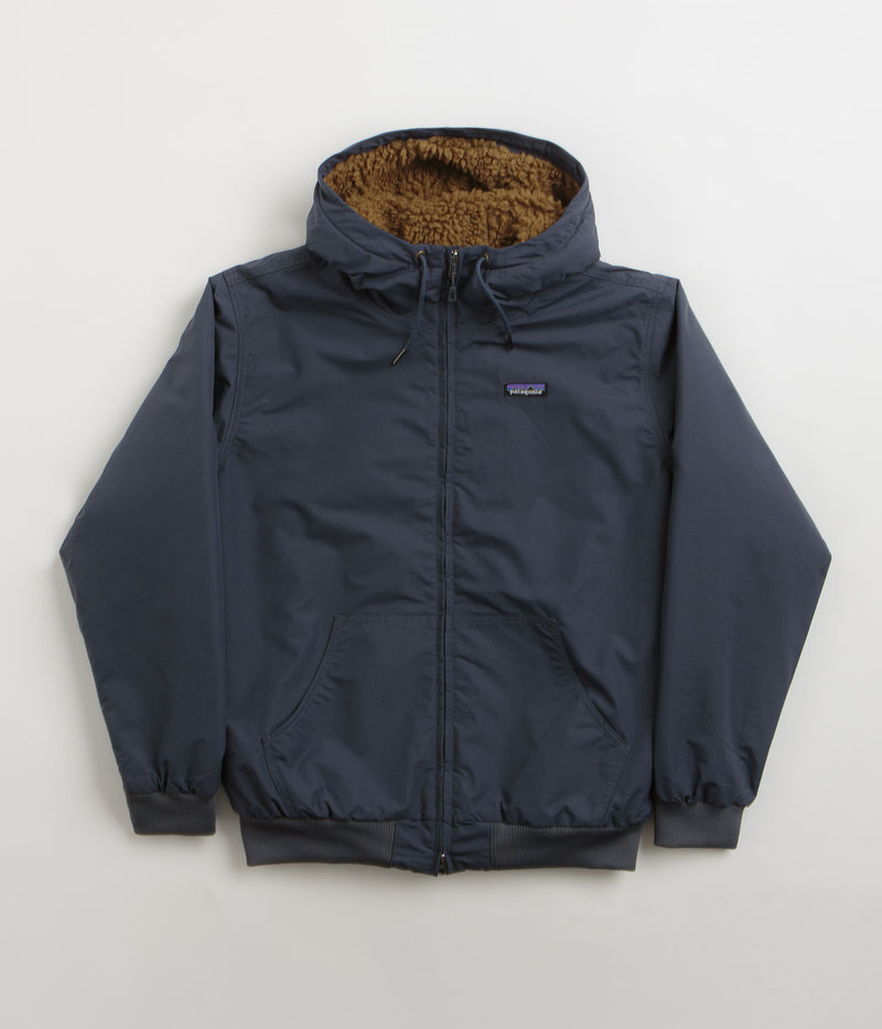 Patagonia Lined Isthmus Hoodie in Smolder Blue