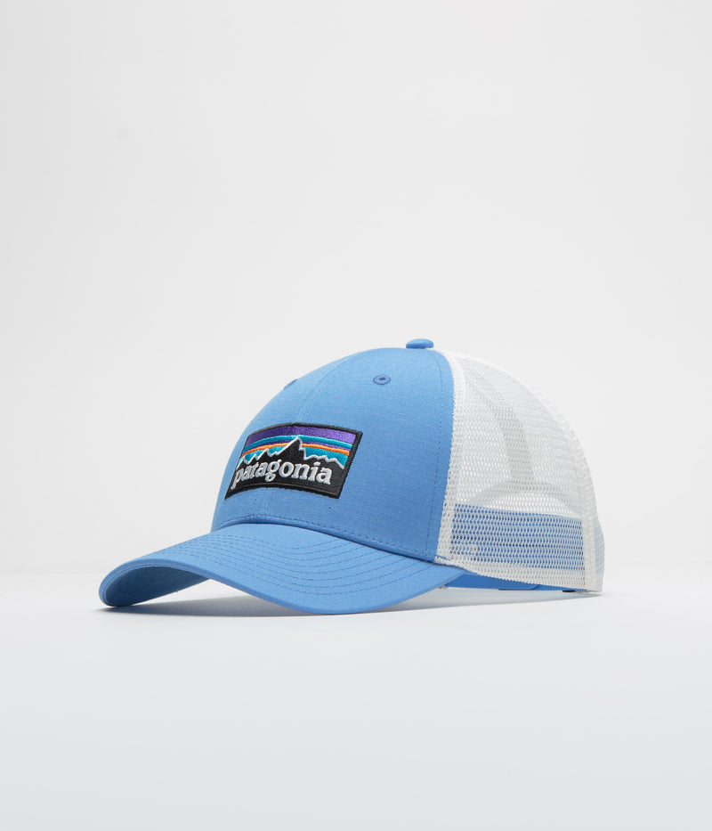 Patagonia P-6 Logo LoPro Trucker Cap in Abundant Blue