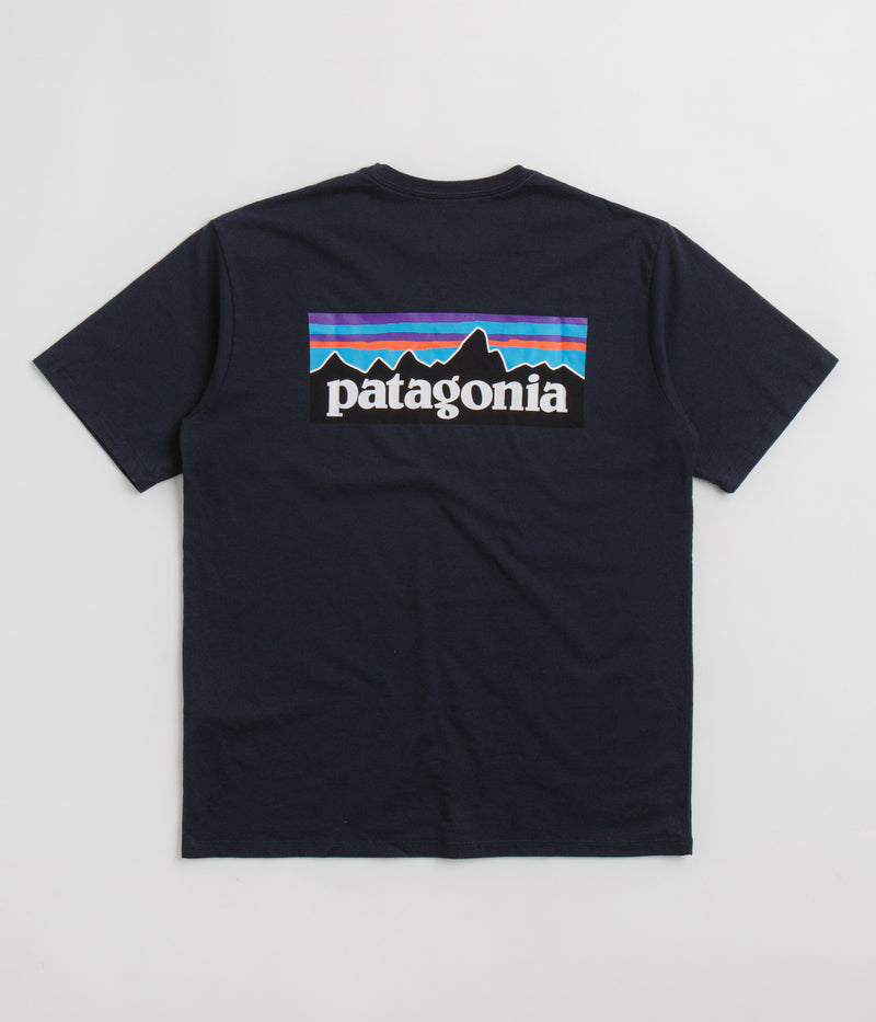 Patagonia P-6 Logo Responsibili-Tee T-Shirt in New Navy