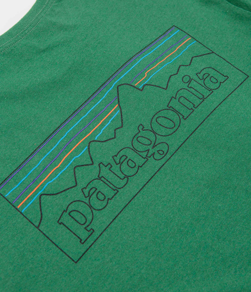 Patagonia P-6 Logo Responsibili-Tee T-Shirt in P-6 Outline: Heartleaf Green