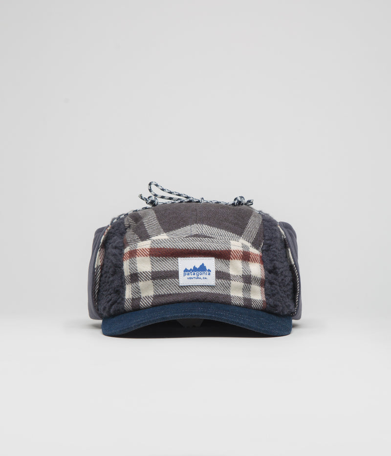 Patagonia Range Earflap Cap in Catch: Ink Black