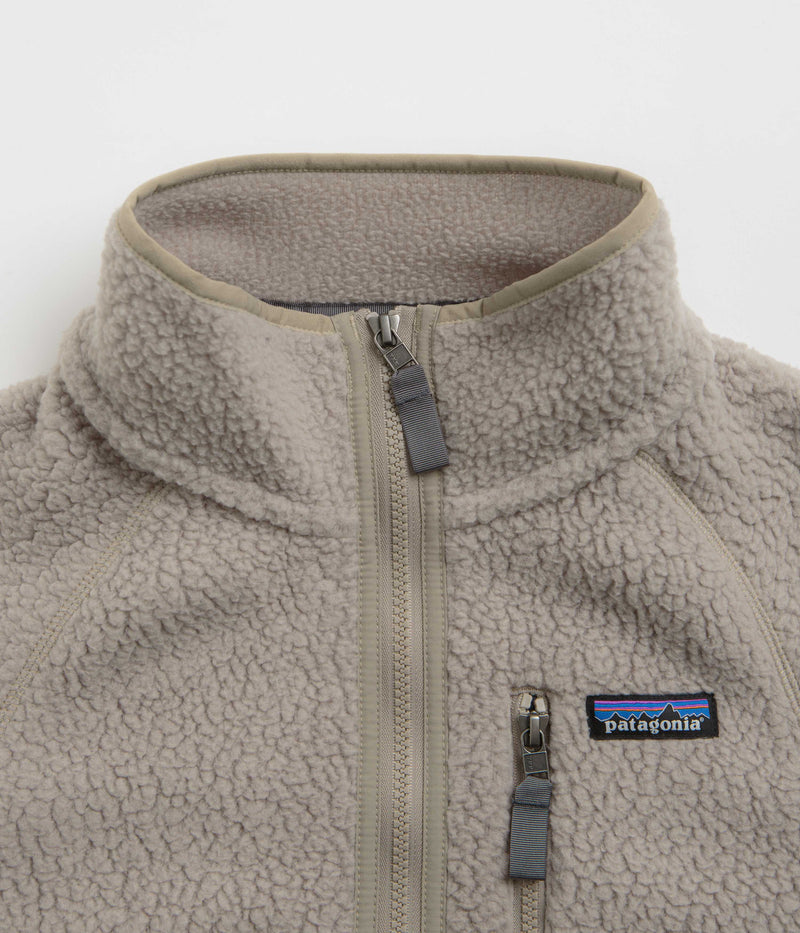 Patagonia Retro Pile Fleece Jacket in Seabird Grey
