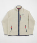 Patagonia Retro Pile Fleece in Pelican and Smolder Blue
