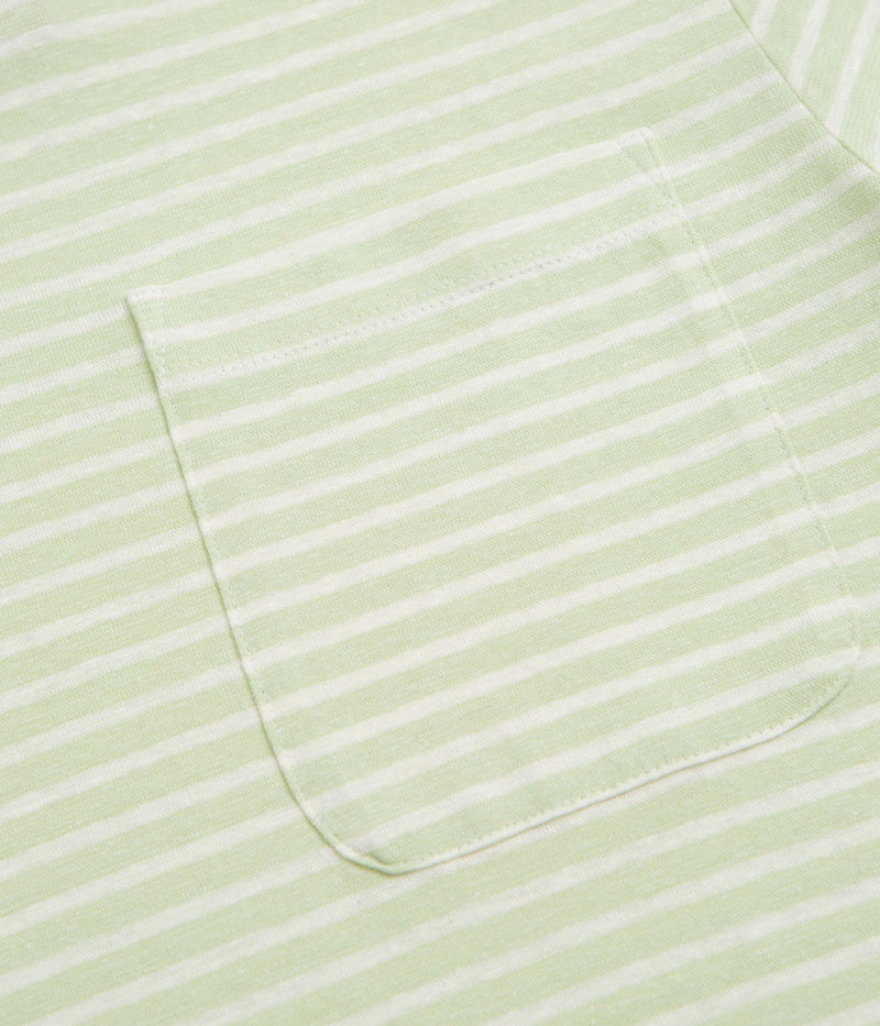Patagonia Trail Harbor Pocket T-Shirt in Steps: Lichen Green