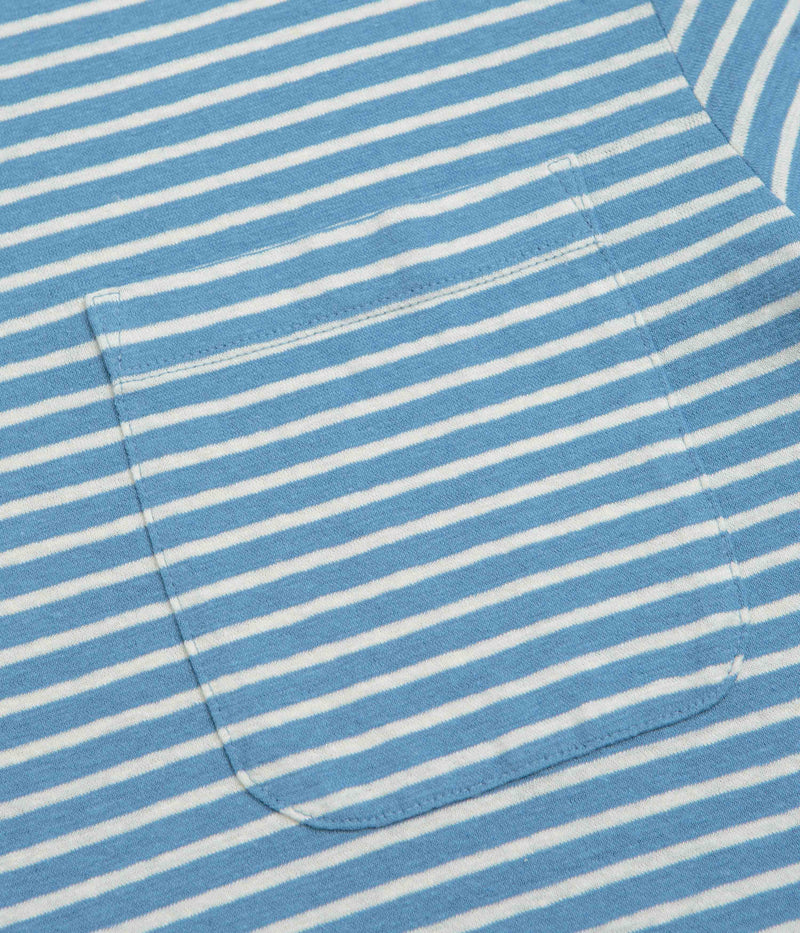 Patagonia Trail Harbor Pocket T-Shirt in Steps: Shore Blue