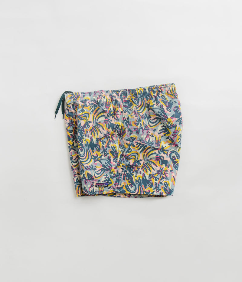 Patagonia Womens Baggies 5" Shorts in Wild Botanist: Tidal Teal