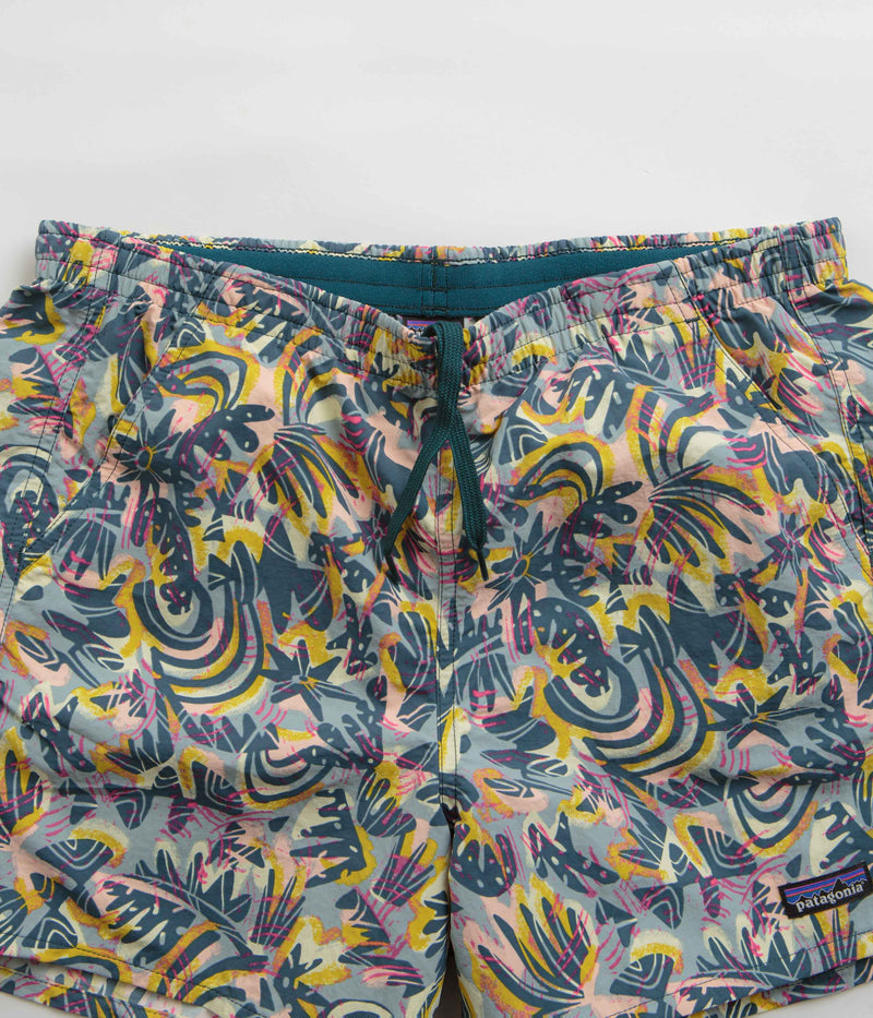 Patagonia Womens Baggies 5" Shorts in Wild Botanist: Tidal Teal