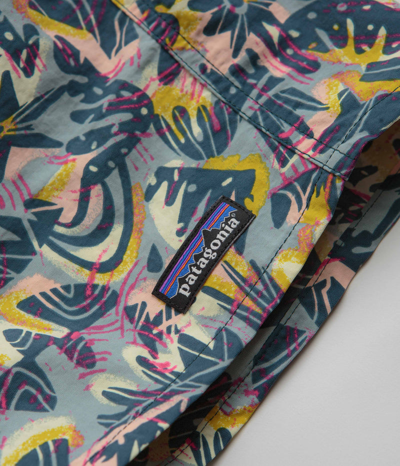 Patagonia Womens Baggies 5" Shorts in Wild Botanist: Tidal Teal