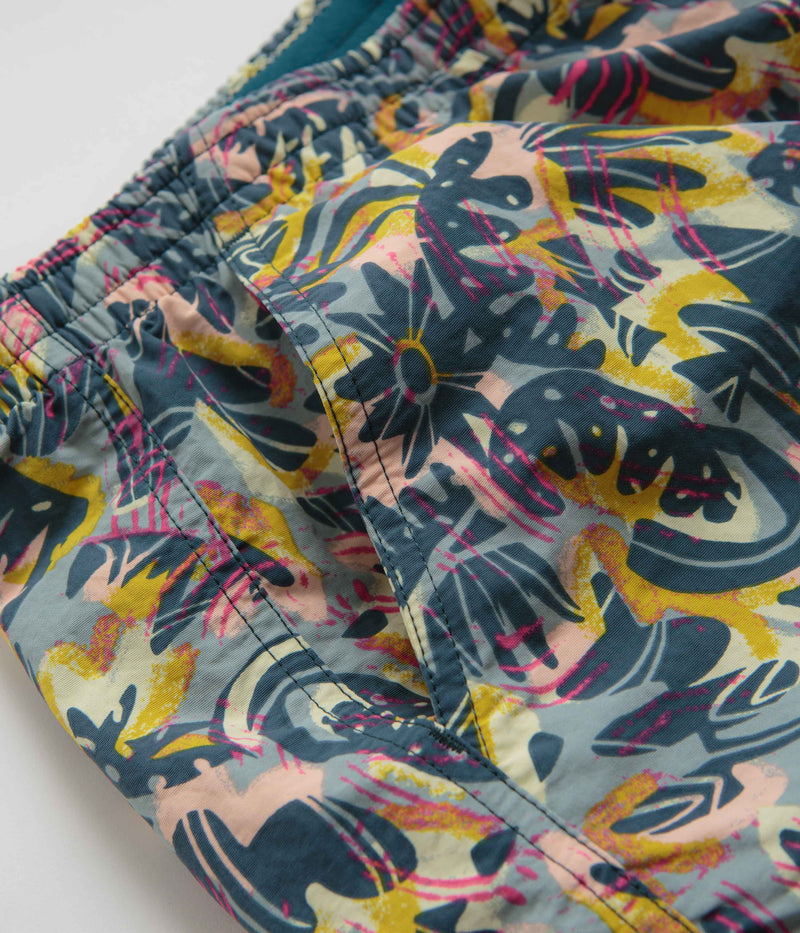 Patagonia Womens Baggies 5" Shorts in Wild Botanist: Tidal Teal