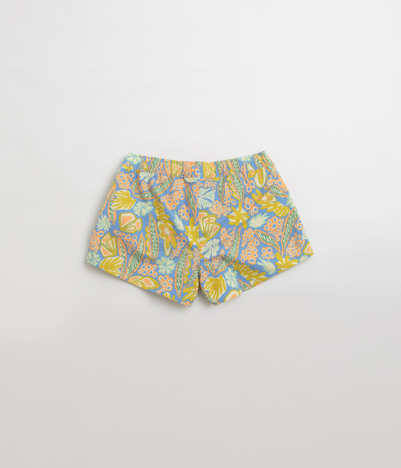 Patagonia Womens Barely Baggies 2.5" Shorts in Flourish: Abundant Blue