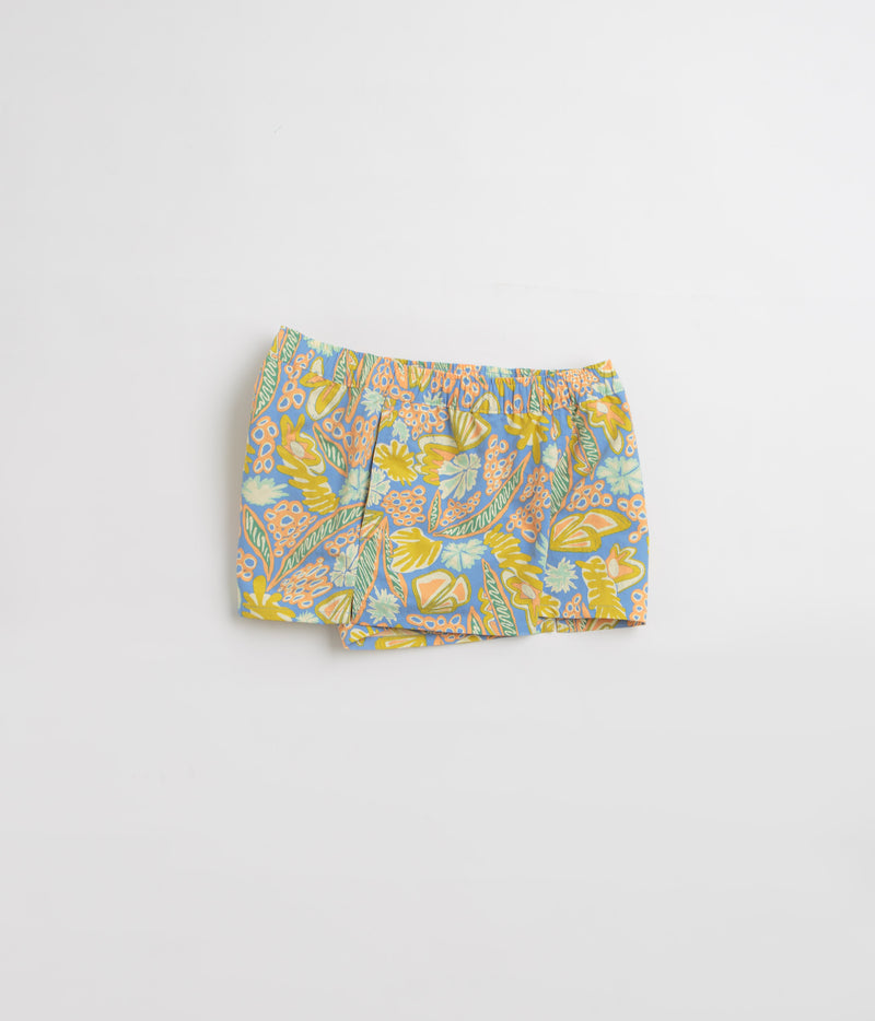 Patagonia Womens Barely Baggies 2.5" Shorts in Flourish: Abundant Blue