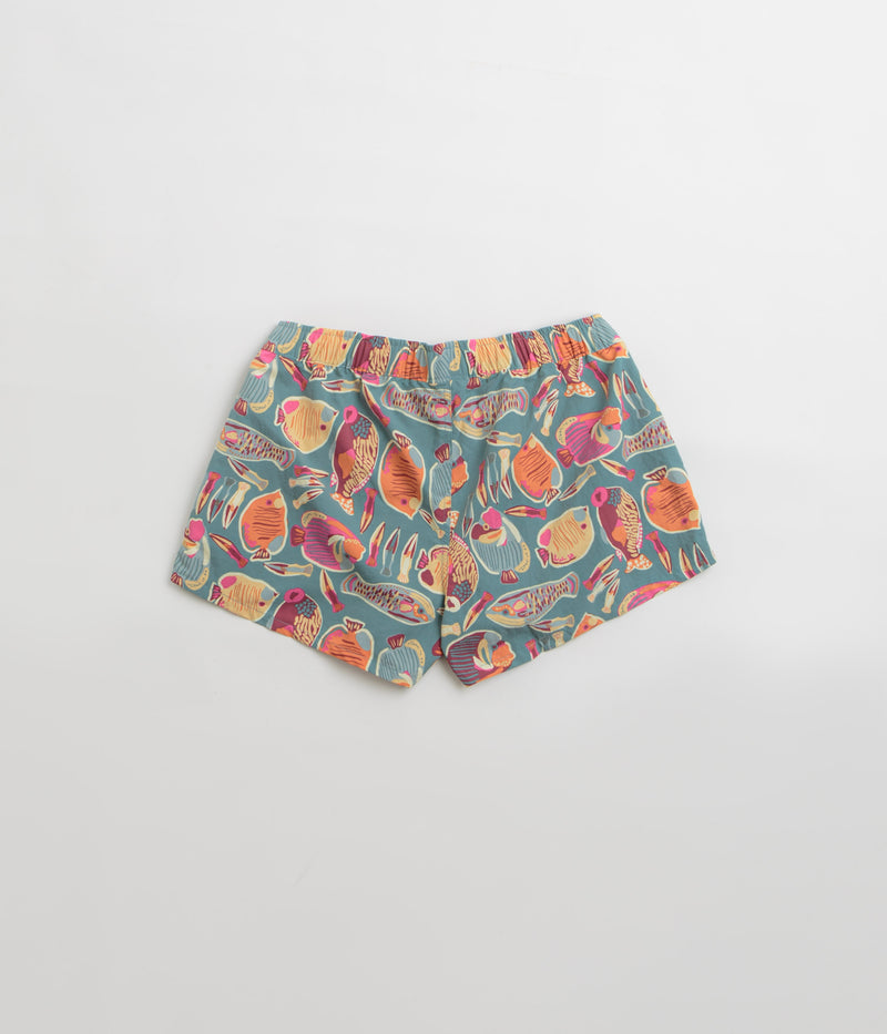 Patagonia Womens Barely Baggies 2.5" Shorts in Wrasse: Wetland Blue