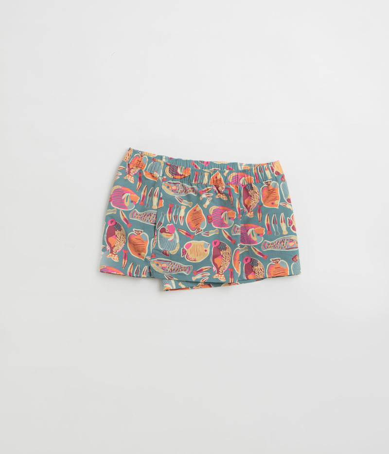 Patagonia Womens Barely Baggies 2.5" Shorts in Wrasse: Wetland Blue