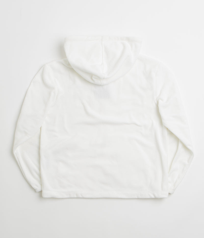 Patagonia Womens Micro D Hooded Fleece in Birch White