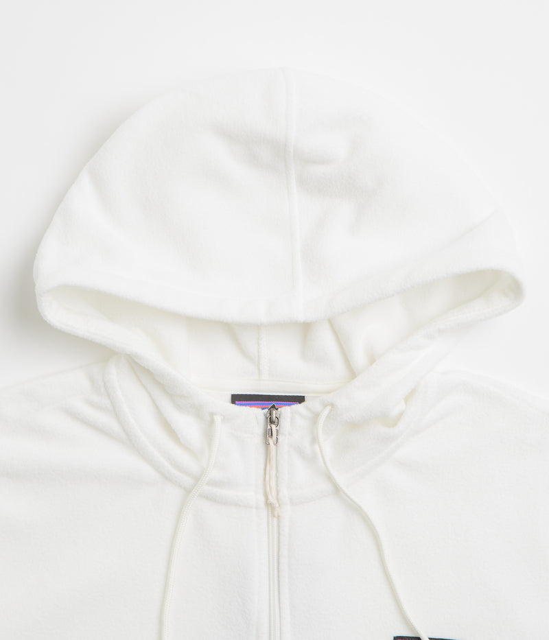 Patagonia Womens Micro D Hooded Fleece in Birch White