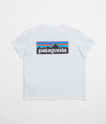 Patagonia Womens P-6 Logo Responsibili-Tee T-Shirt in White