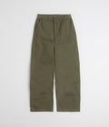 Patagonia Womens Point Reyes Canvas Wide Leg Pants in Basin Green
