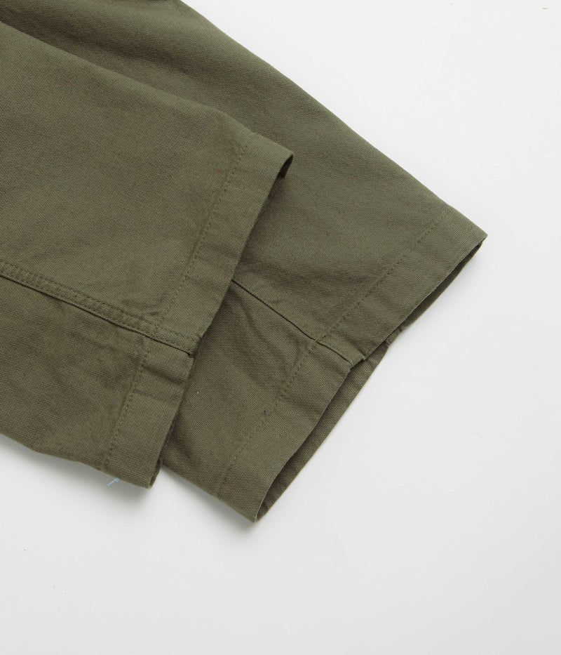 Patagonia Womens Point Reyes Canvas Wide Leg Pants in Basin Green