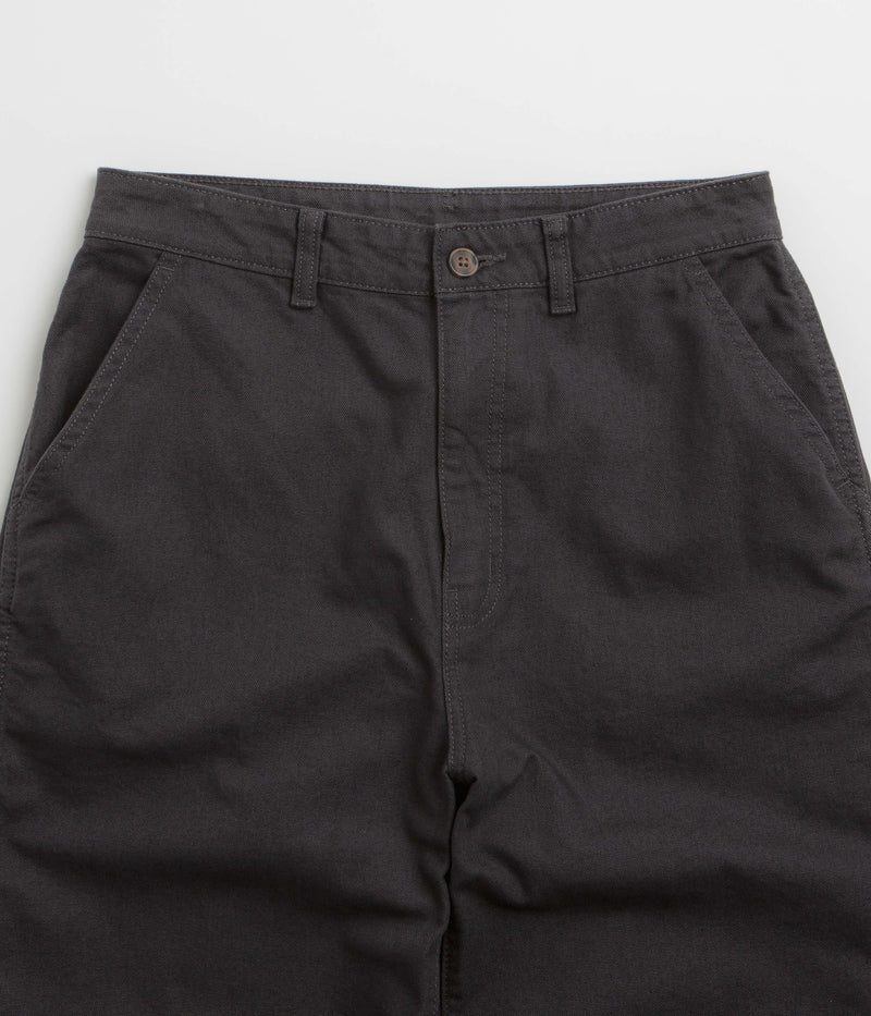 Patagonia Womens Point Reyes Canvas Wide Leg Pants in Ink Black