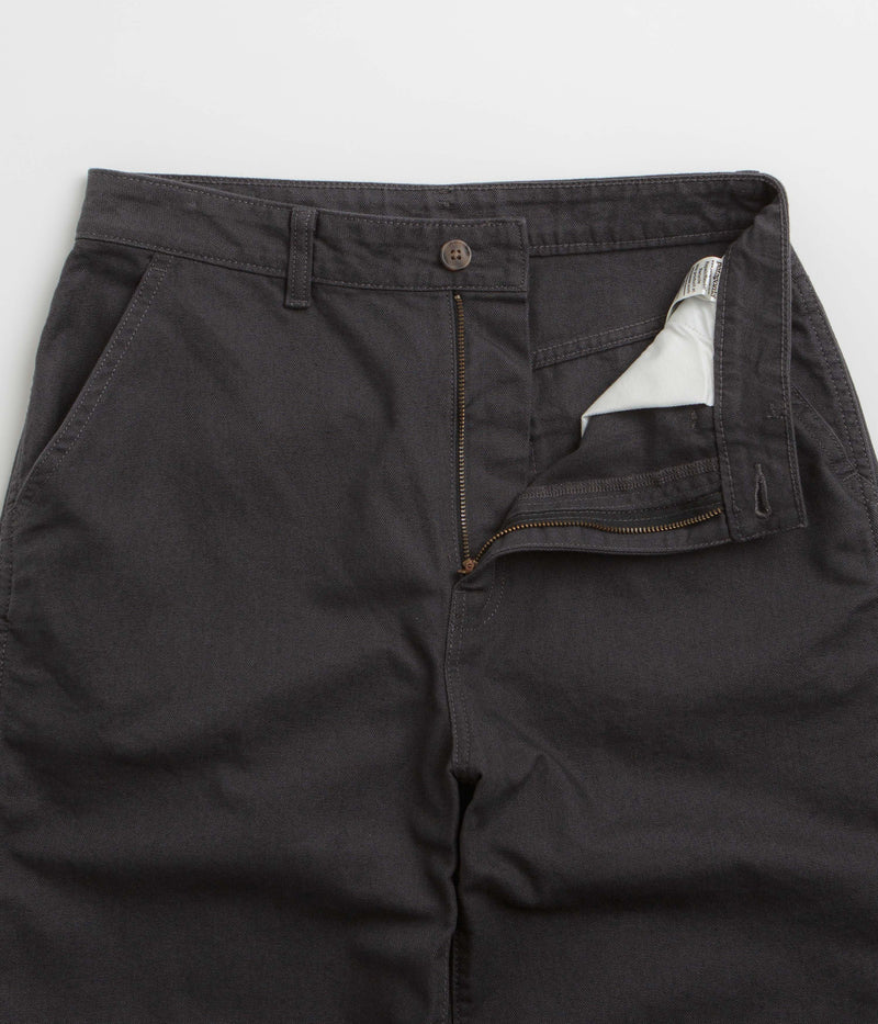 Patagonia Womens Point Reyes Canvas Wide Leg Pants in Ink Black