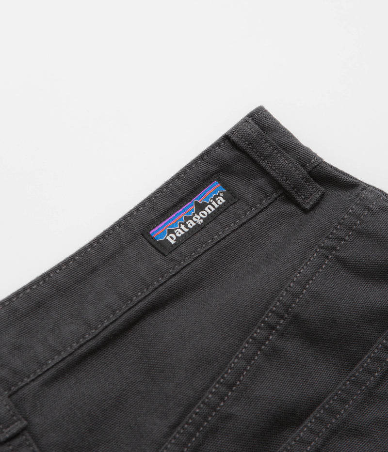 Patagonia Womens Point Reyes Canvas Wide Leg Pants in Ink Black