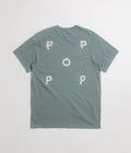 Pop Trading Company BYOBSS Logo T-Shirt in Stormy Sea