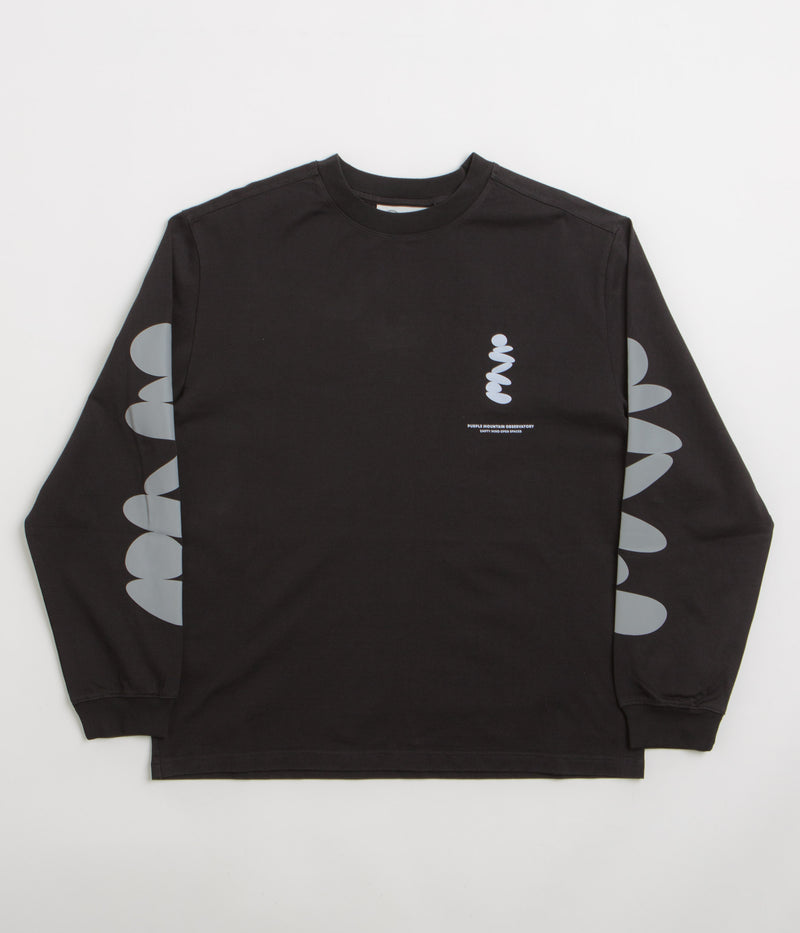 Purple Mountain Observatory Boulders Long Sleeve T-Shirt in Black