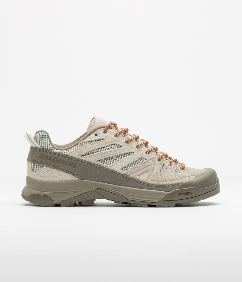 Salomon X ALP Woven Shoes in Walnut and Silver Cloud / Vanilla Ice
