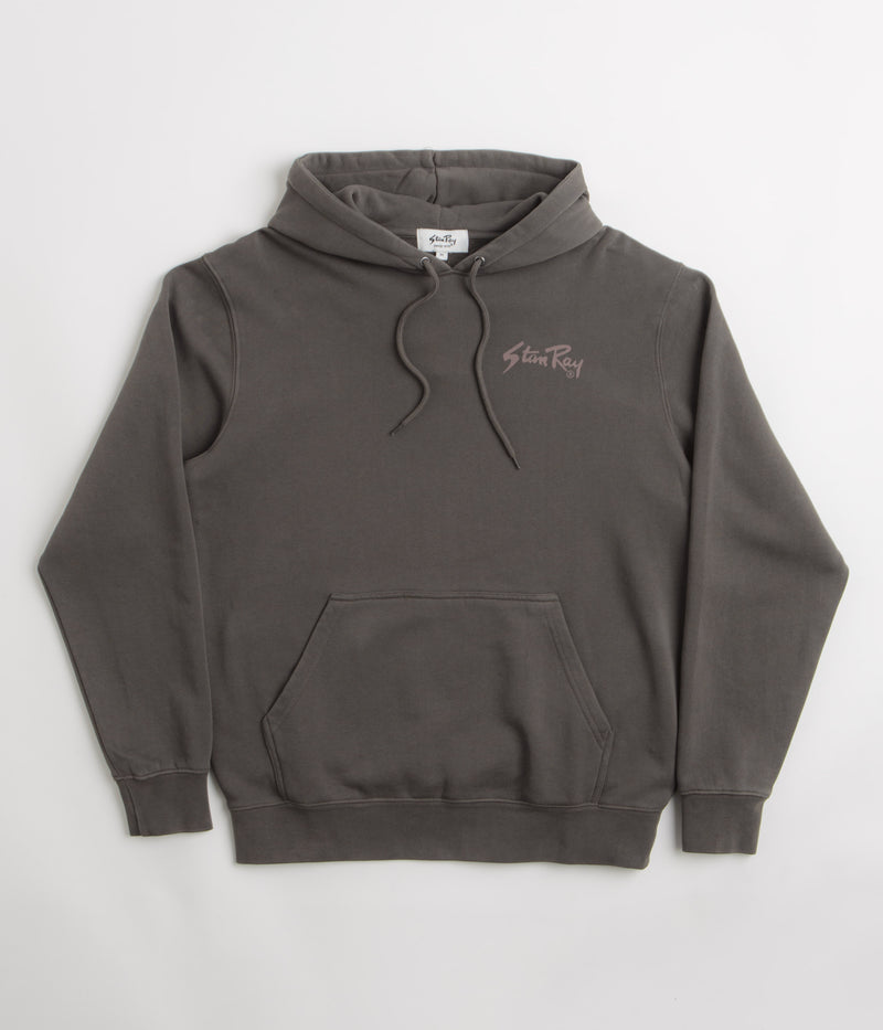Stan Ray Stan OG Hoodie in Washed Black Ink and Peyote