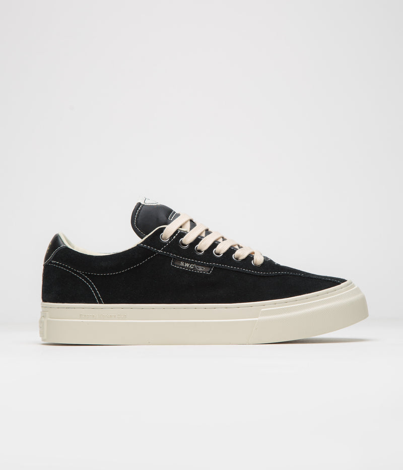 Stepney Workers Club Dellow 02 Cup Shoes in Black and White