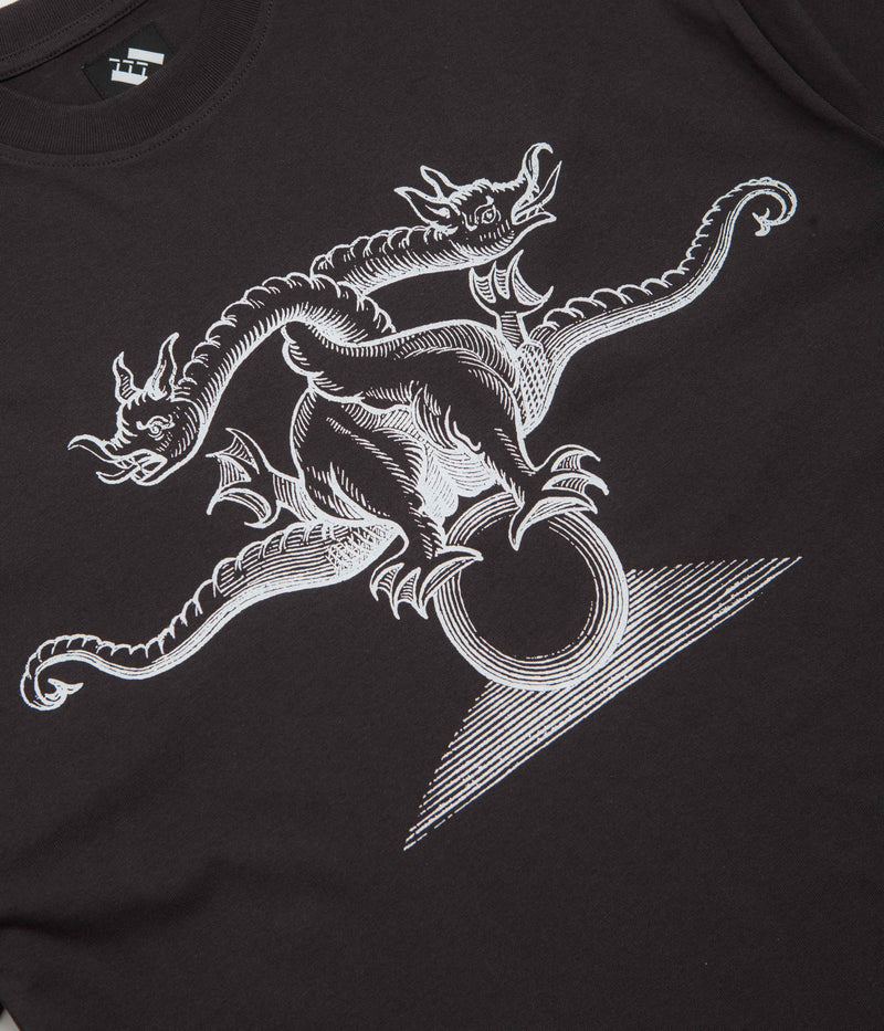 The Trilogy Tapes Dragons T-Shirt in Black