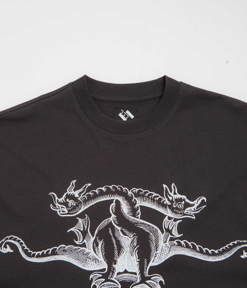 The Trilogy Tapes Dragons T-Shirt in Black