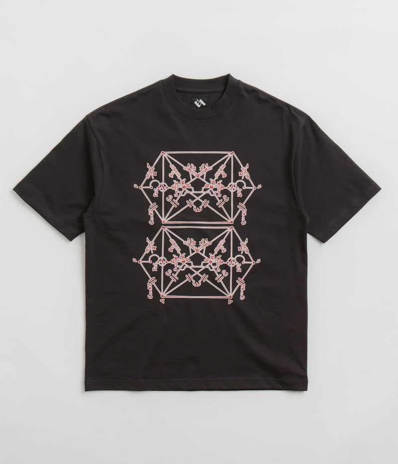 The Trilogy Tapes Envelope Goat T-Shirt in Black