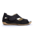Waldlaufer Bailey 342004 Backstrap Sandal (Women) - Black Sandal - Backstrap - The Heel Shoe Fitters