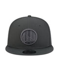 Dark gray baseball cap with embroidered basketball logo on front panel